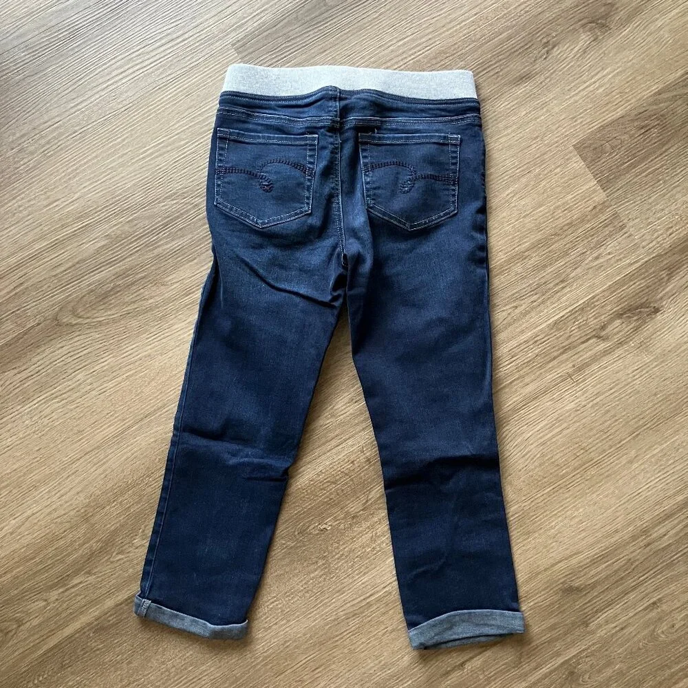 Justice Knit Waist Capri Jeans Size 14